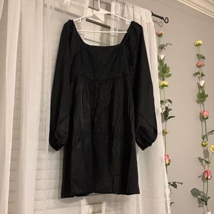 Black baby doll dress